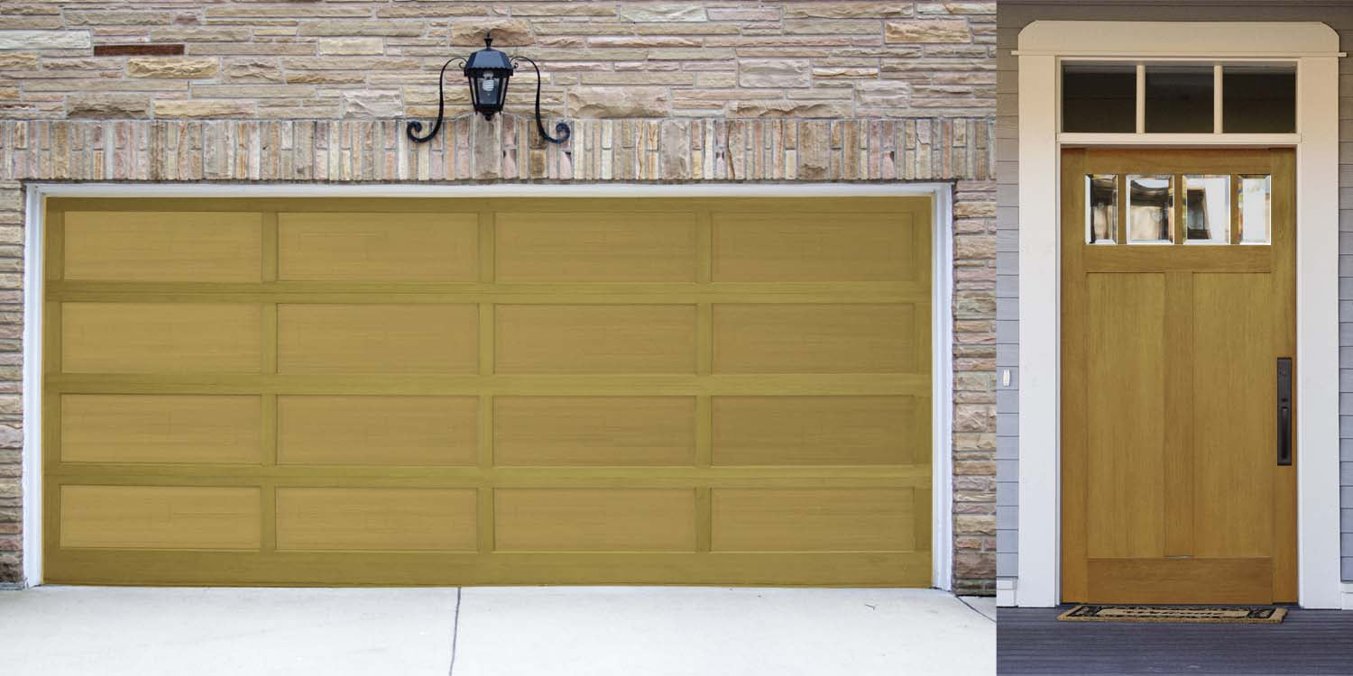 Wood'n Door Smooth Finish Kit (Garage Door) - Old Oak