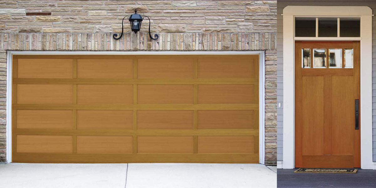 Wood'n Door Smooth Finish Kit (Front & Garage Door) - Cedar