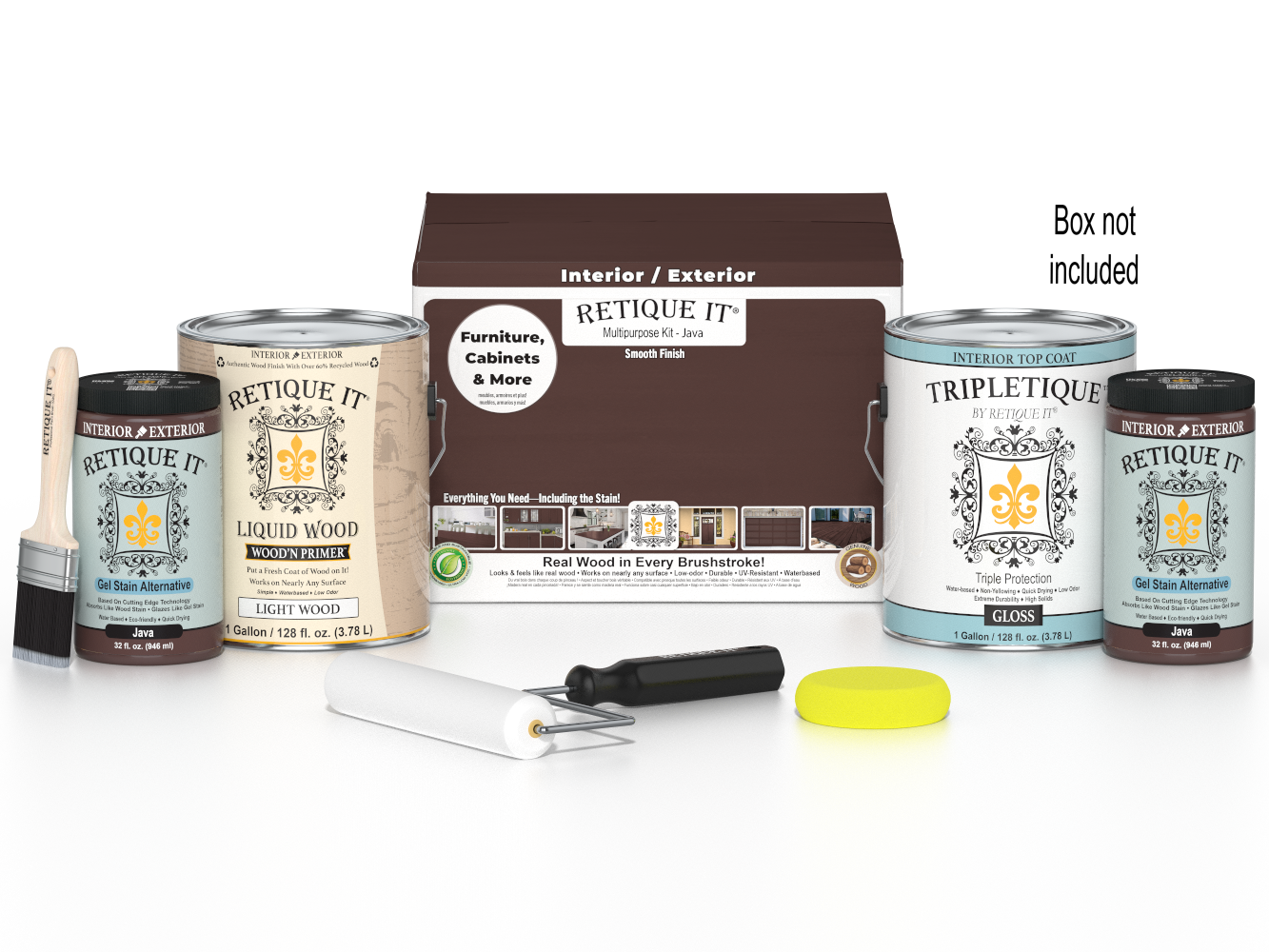 Multi-purpose Smooth Finish Kit (4x Lg) - Java - Interior Top Coat