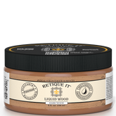 Retique It® Liquid Wood Dark interior paint jar showing a smooth, dark wood finish for interior woodworking projects.