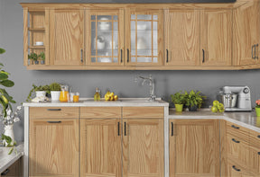 Dark wood Raw Wood Kit from Retique It® Wood'n Finish Kits, showing textured medium-sized wood grain for kitchen cabinet renovation.