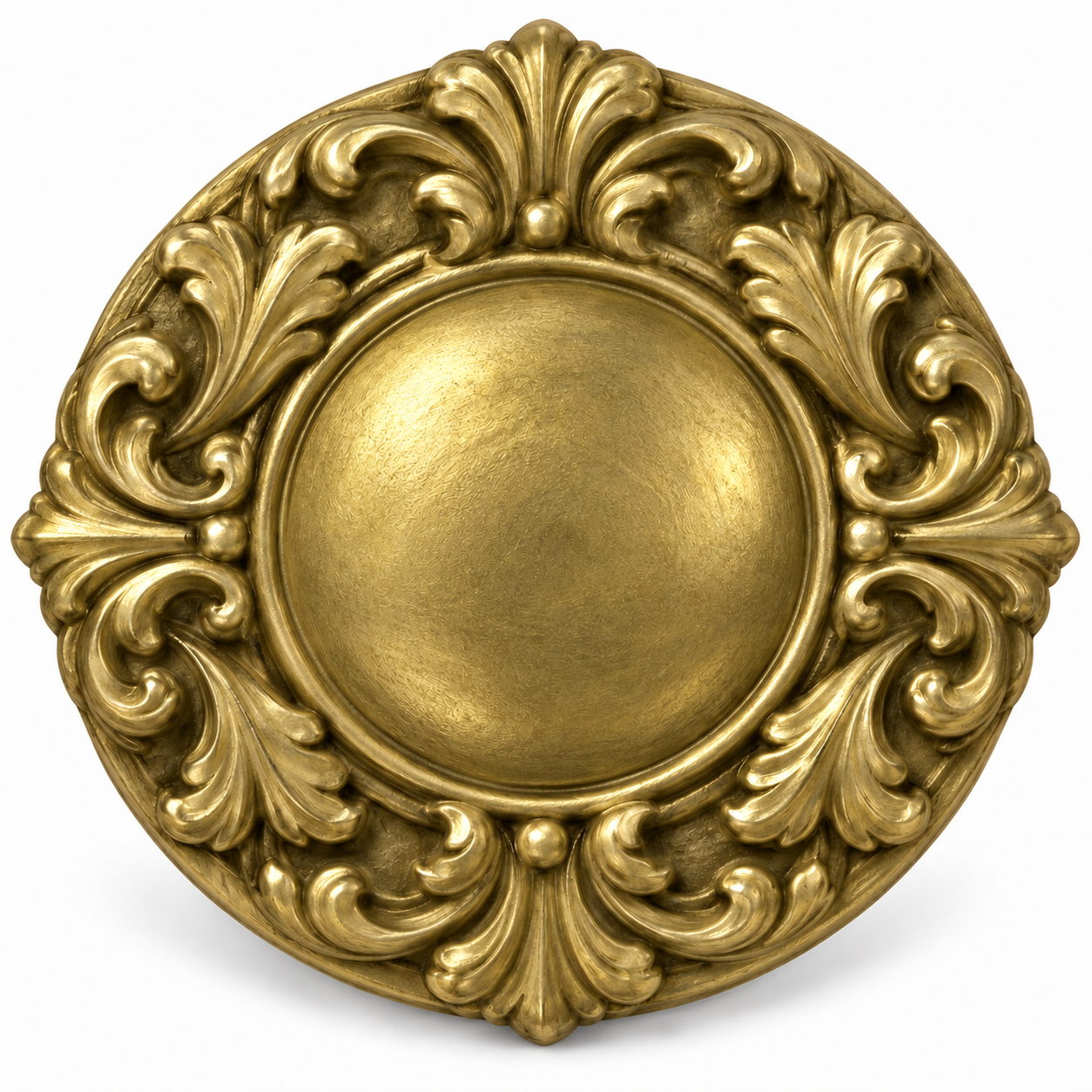 DecoArt Metallic Lustre Burnished Brass metallic paint swatch in a warm brass finish