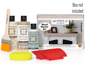 Fireplace Mantel Wood'n Finish Kit - Sun Bleached
