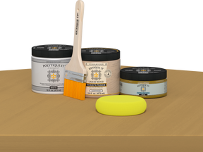 Retique It® wood finish kit with matte Old Oak exterior top coat, featuring smooth, multi-purpose wood surface application.