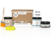 Retique It® Multi-purpose Smooth Finish Kit in Pecan, interior top coat for wood furniture with smooth, even application.
