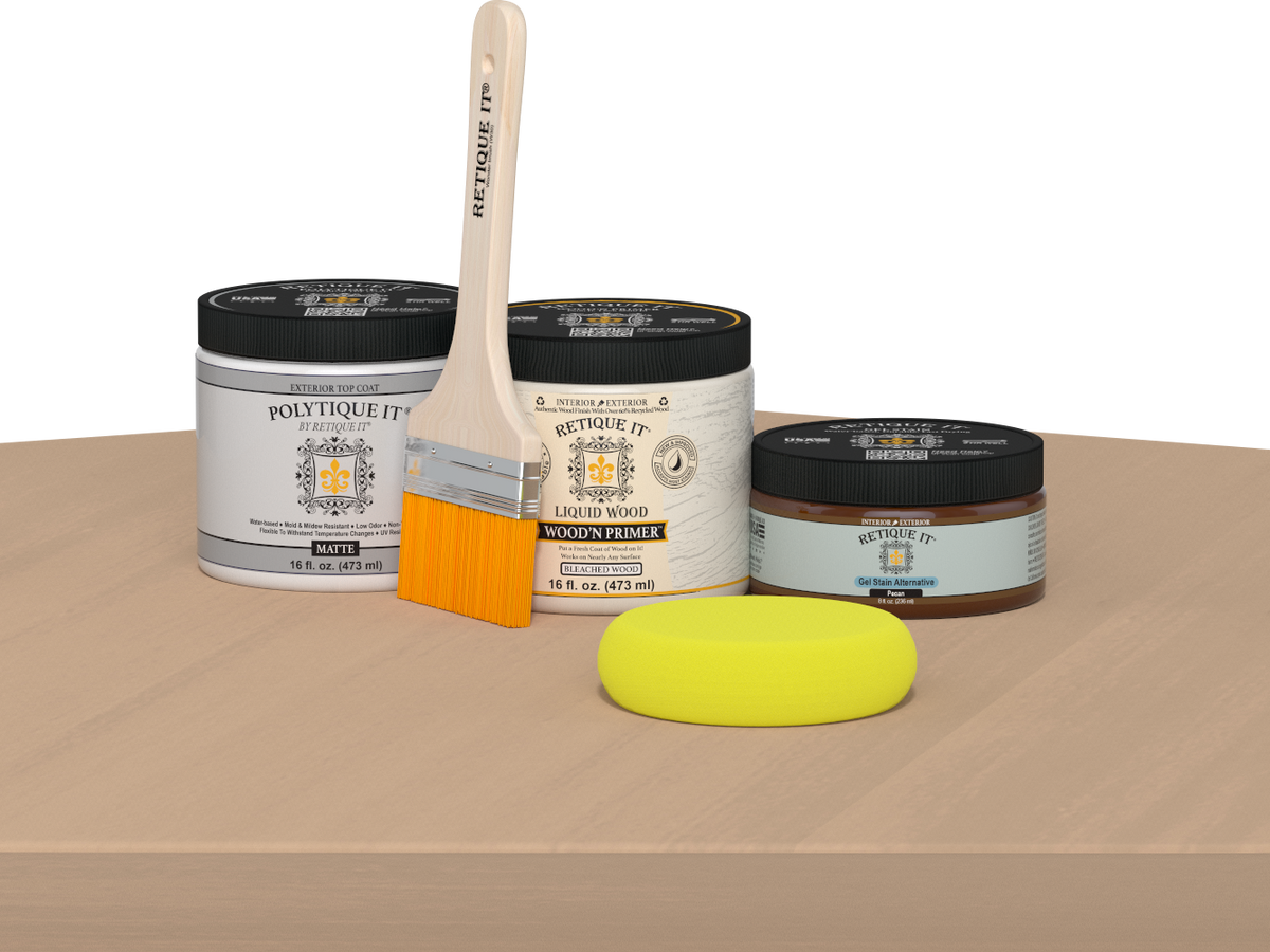 Multi-purpose Smooth Finish Kit (Med) - White Oak - Exterior Top Coat