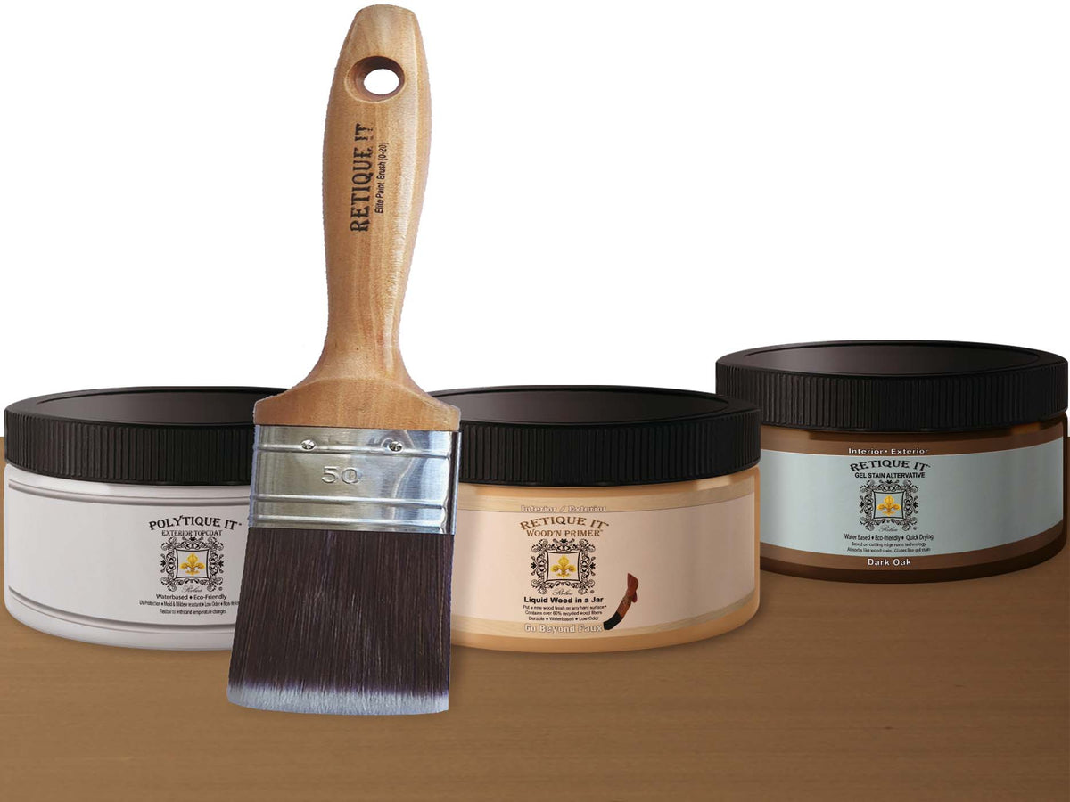 Multi-purpose Smooth Finish Kit - Dark Oak - Exterior Top Coat