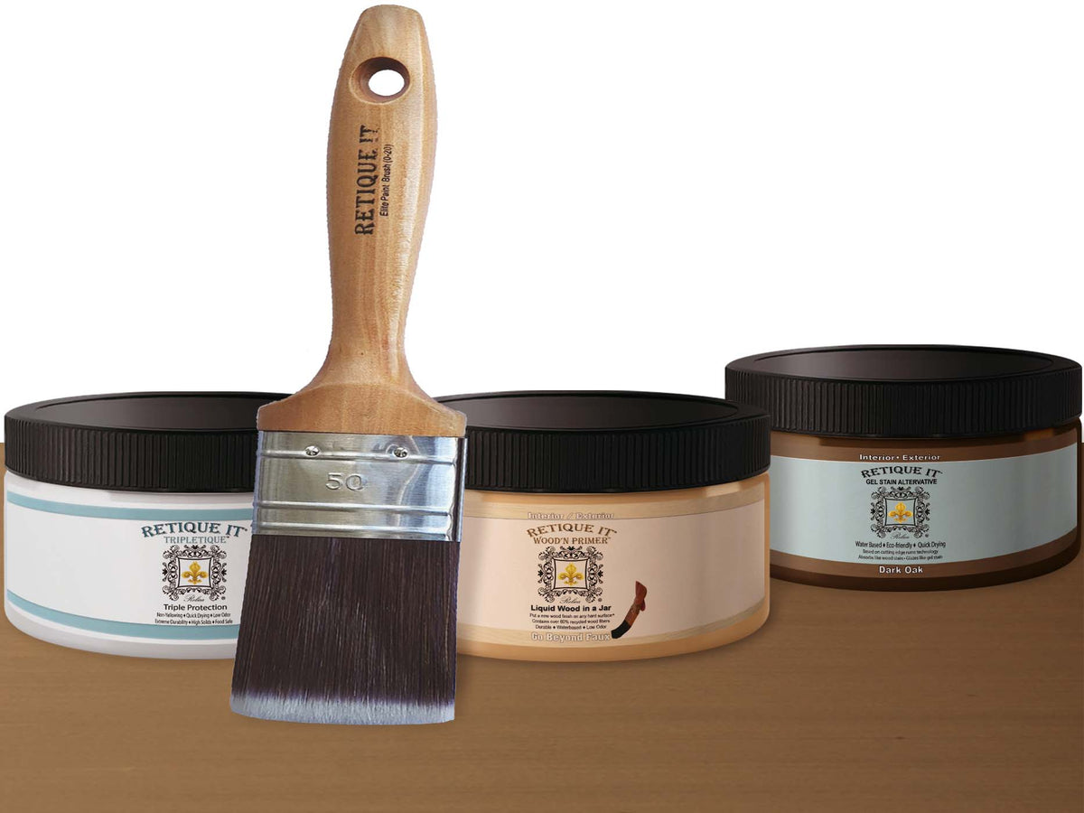 Multi-purpose Smooth Finish Kit - Dark Oak - Interior Top Coat