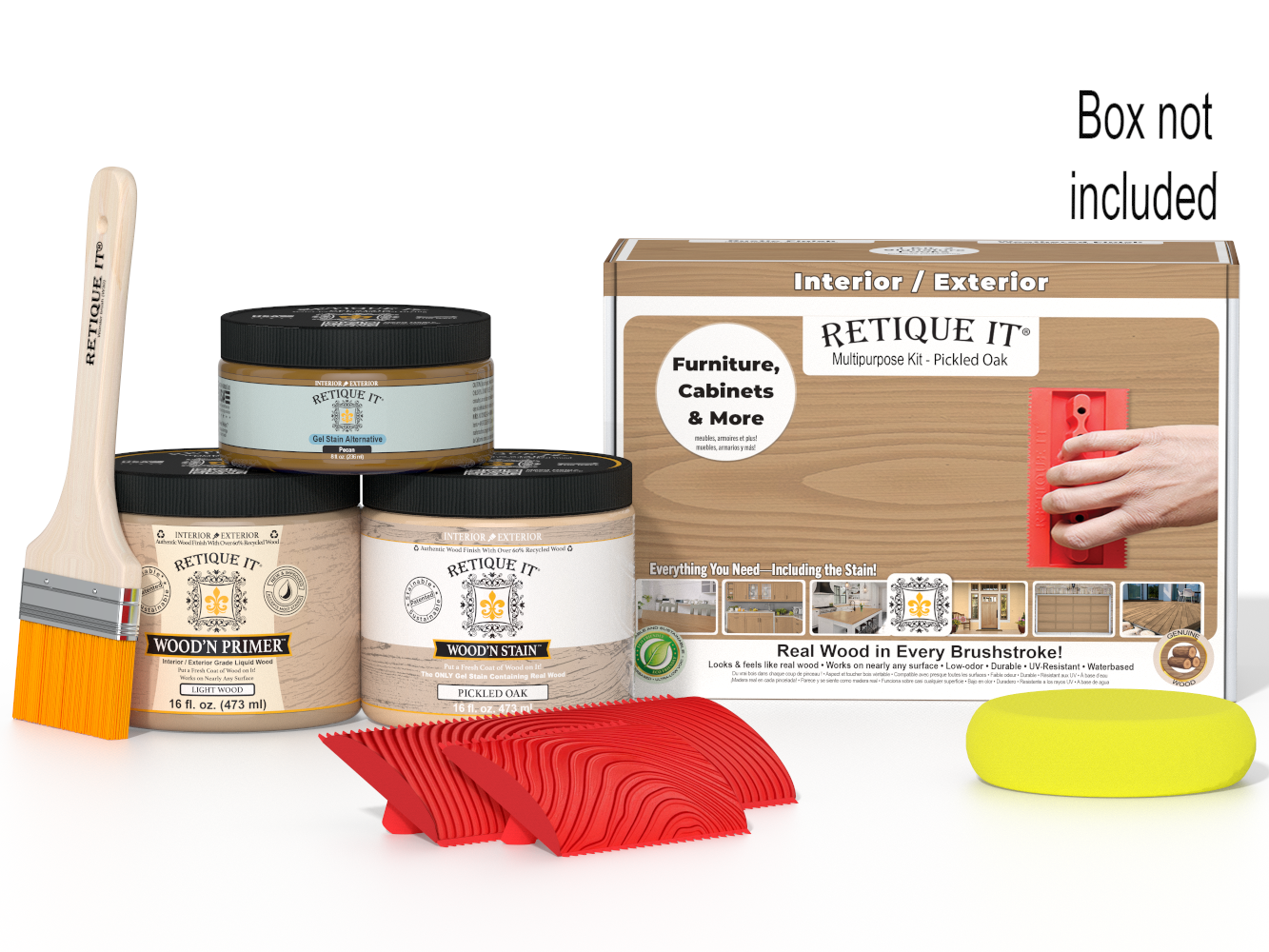 Multi-purpose Wood'n Kit (Med) - Pickled Oak