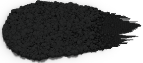 DecoArt Bloom Texture Paint in Carbon Void Black swatch showing rich black textured finish