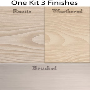 Wood'n Finish Front Door Kit - Sun Bleached