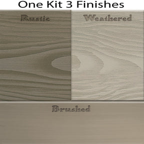Fireplace Mantel Wood'n Finish Kit - Weathered Wood