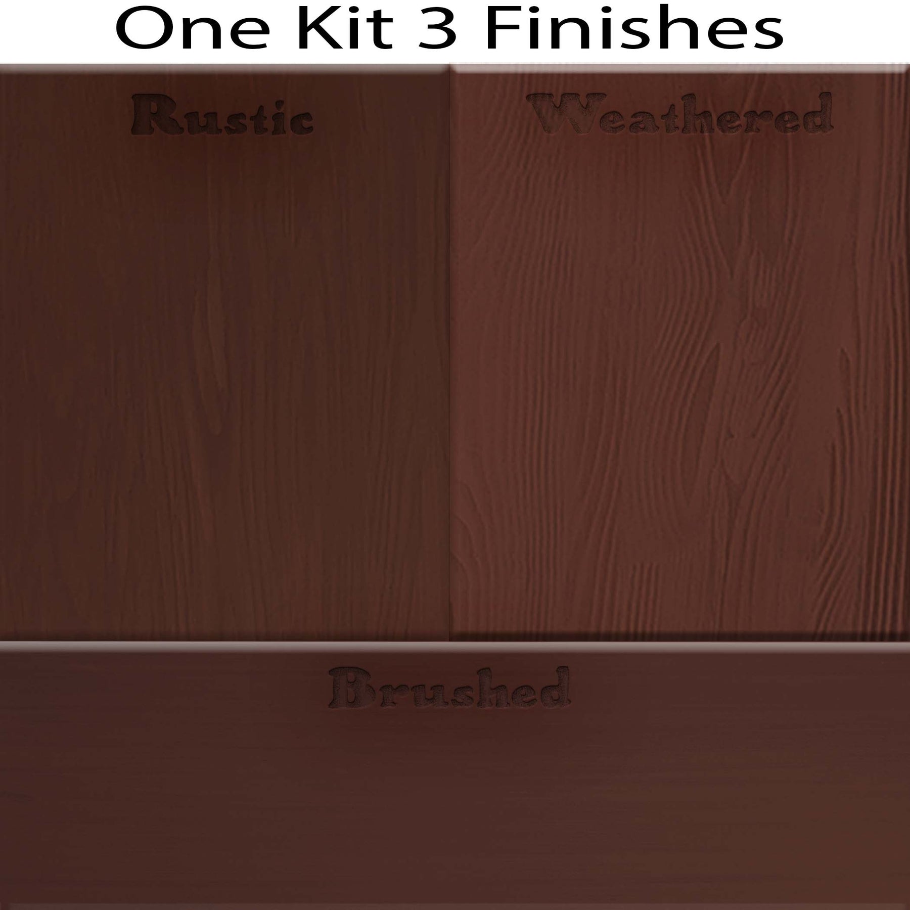 Wood'n Cabinet Kit (48 Door / Grained) - Red Mahogany