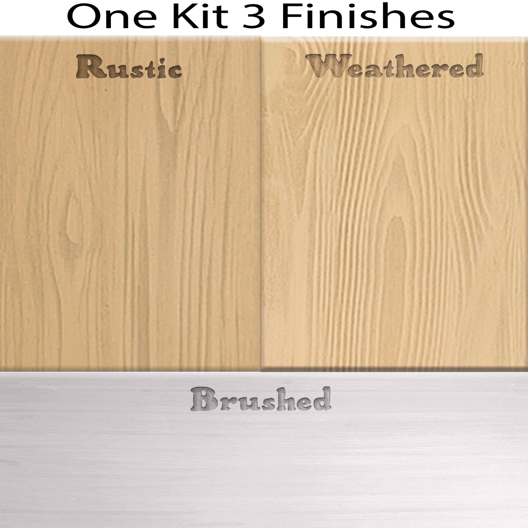 Wood'n Cabinet Kit (24 Door / Grained) - White Oak
