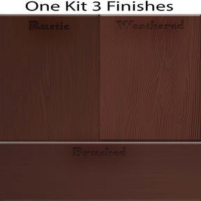 Wood'n Cabinet Kit (12 Door / Grained) - Red Mahogany