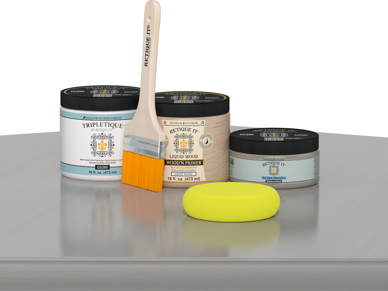 Multi-purpose Smooth Finish Kit (Med) - Weathered Wood - Interior Top Coat