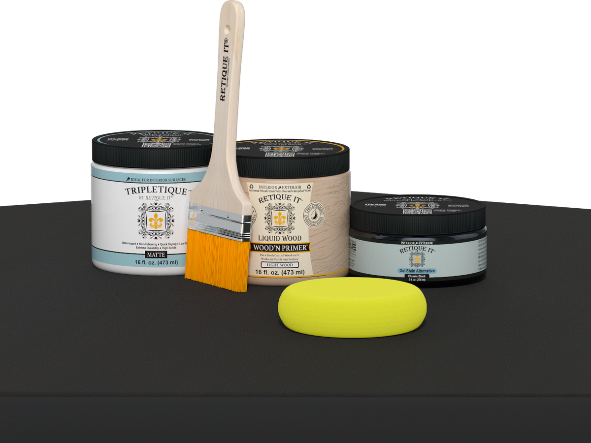 Multi-purpose Smooth Finish Kit (Med) - Classic Black - Interior Top Coat