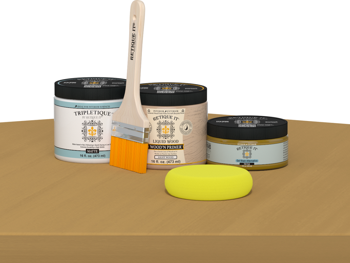 Multi-purpose Smooth Finish Kit (Med) - Old Oak - Interior Top Coat