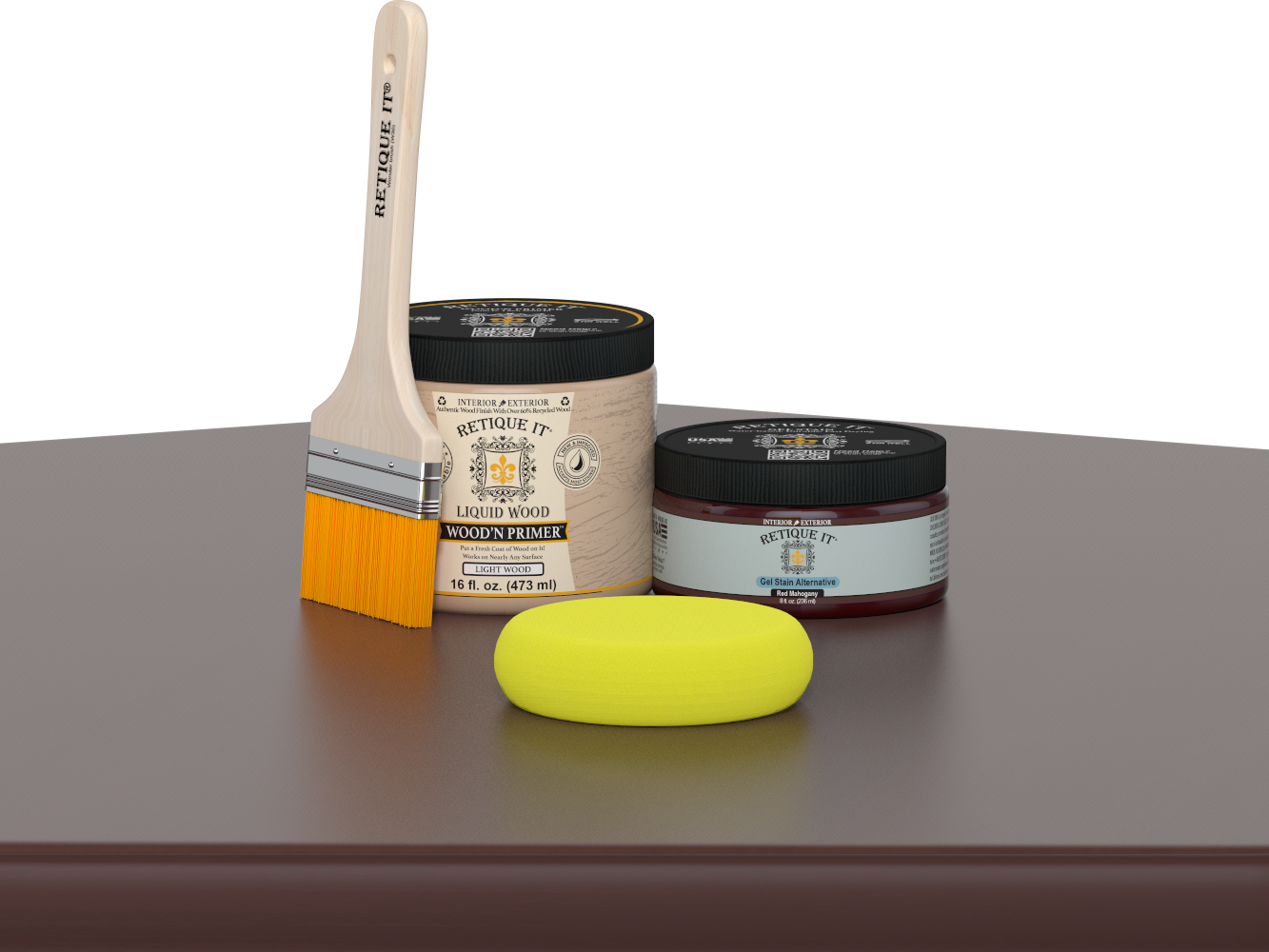 Multi-purpose Smooth Finish Kit (Med) - Red Mahogany