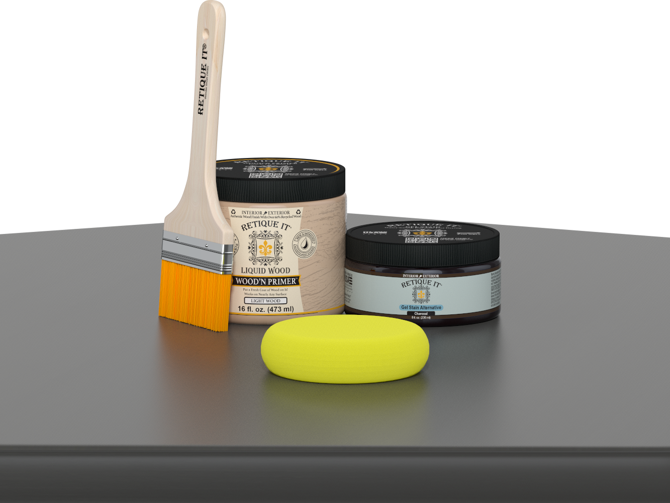 Multi-purpose Smooth Finish Kit (Med) - Charcoal