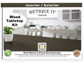 Tabletop Wood'n Finish Kit - Charcoal