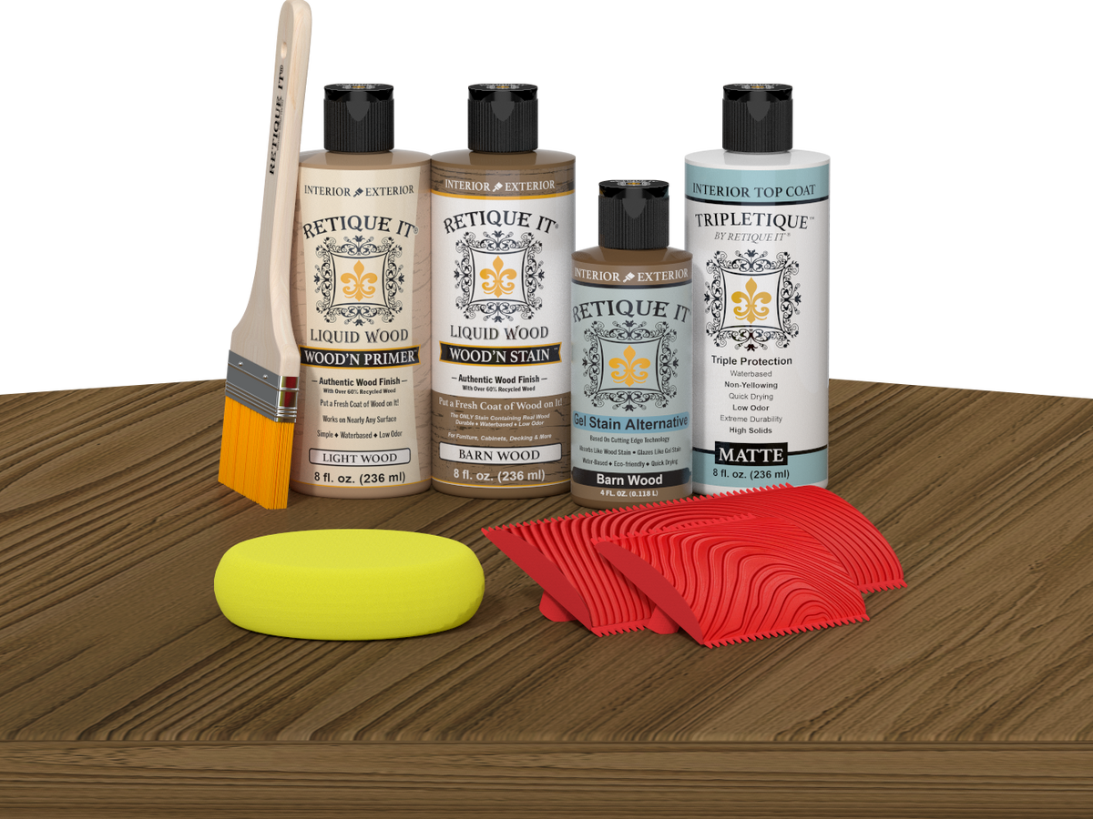 Multi-purpose Wood'n Kit - Barn Wood - Interior Topcoat