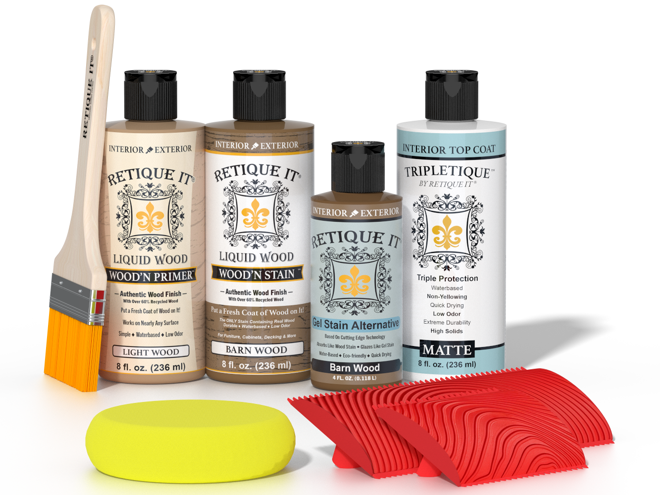 Multi-purpose Wood'n Kit - Barn Wood - Interior Topcoat