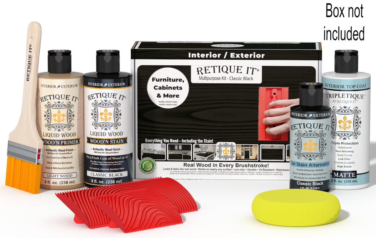 Multi-purpose Wood'n Kit - Classic Black - Interior Top Coat