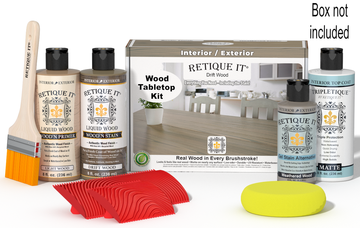 Tabletop Wood'n Finish Kit - Drift Wood