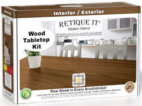 Tabletop Wood'n Finish Kit - Modern Walnut
