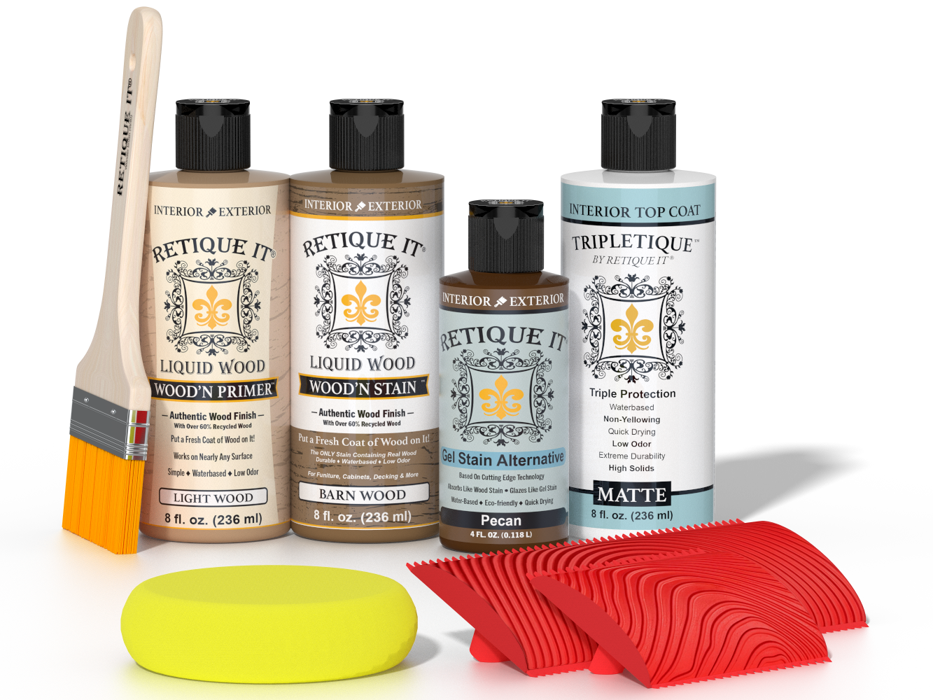Tabletop Wood'n Finish Kit - Modern Walnut