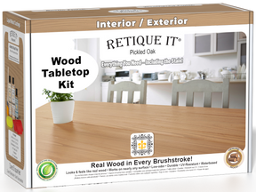 Tabletop Wood'n Finish Kit - Pickled Oak