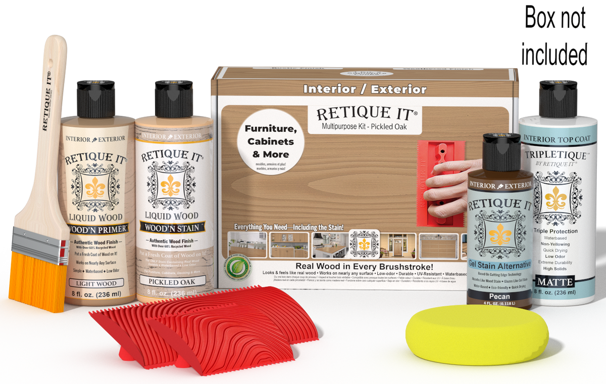 Multi-purpose Wood'n Kit - Pickled Oak - Interior Top Coat