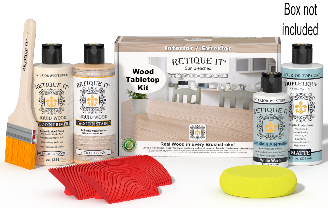 Tabletop Wood'n Finish Kit - Sun Bleached