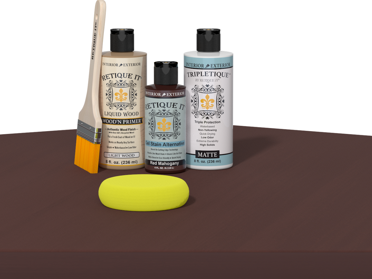 Multi-purpose Smooth Finish Kit - Red Mahogany - Interior Top Coat
