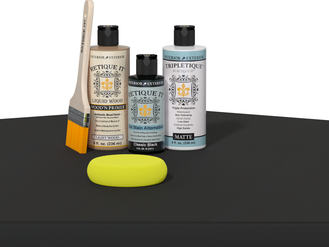 Multi-purpose Smooth Finish Kit - Classic Black - Interior Top Coat