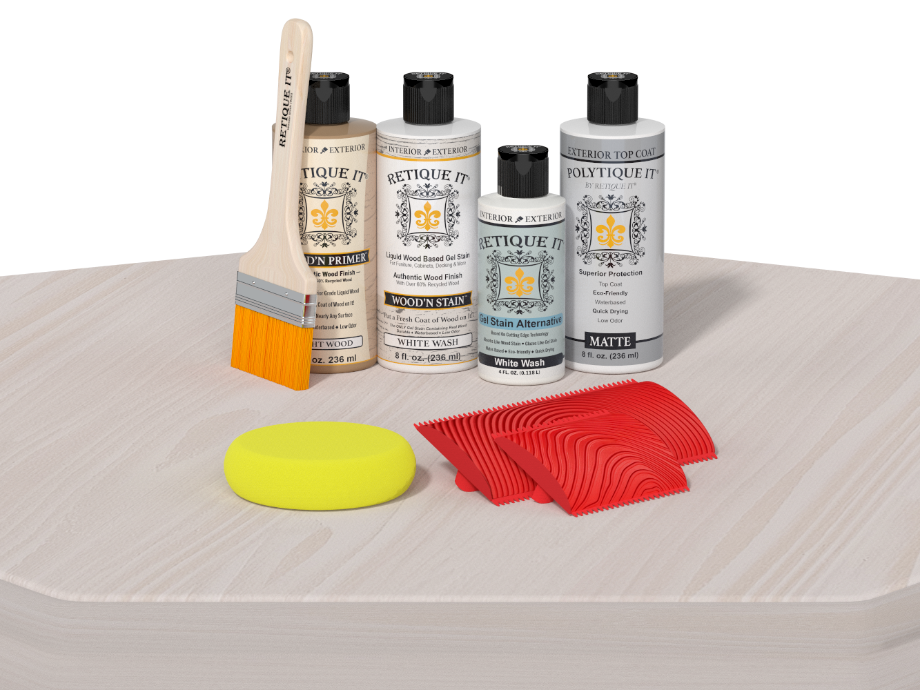 Multi-purpose Wood'n Kit - White Wash - Exterior Top Coat