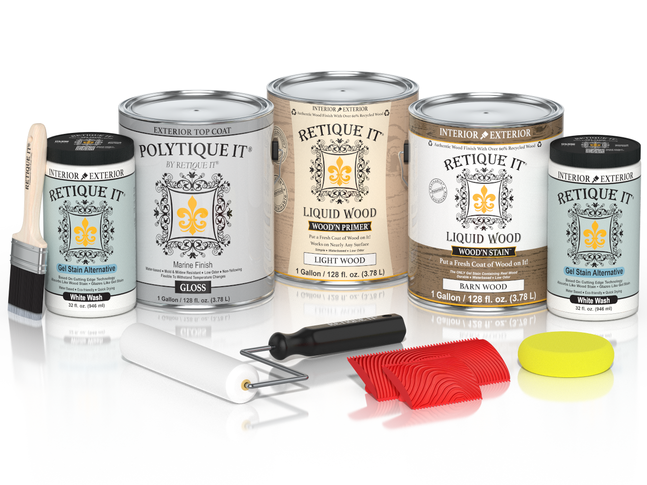 Multi-purpose Wood'n Kit (4x Lg) - French Oak - Exterior Top Coat