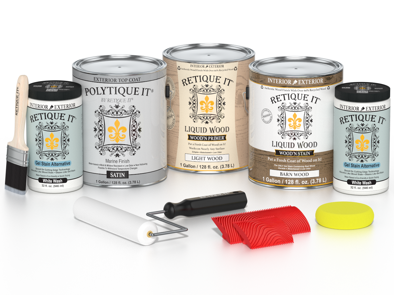 Multi-purpose Wood'n Kit (4x Lg) - French Oak - Exterior Top Coat