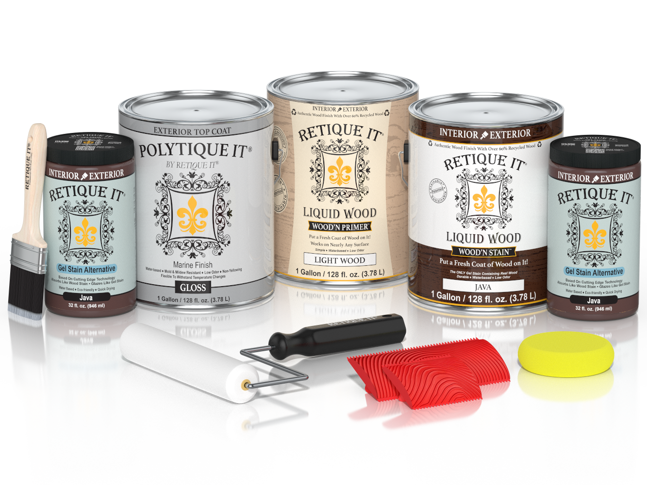 Multi-purpose Wood'n Kit (4x Lg) - Java - Exterior Top Coat