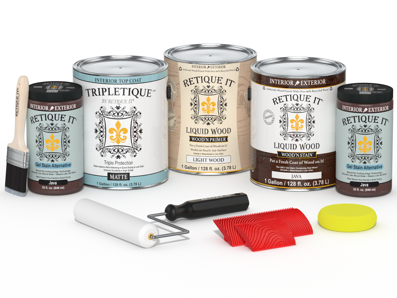 Multi-purpose Wood'n Kit (4x Lg) - Java - Interior Top Coat