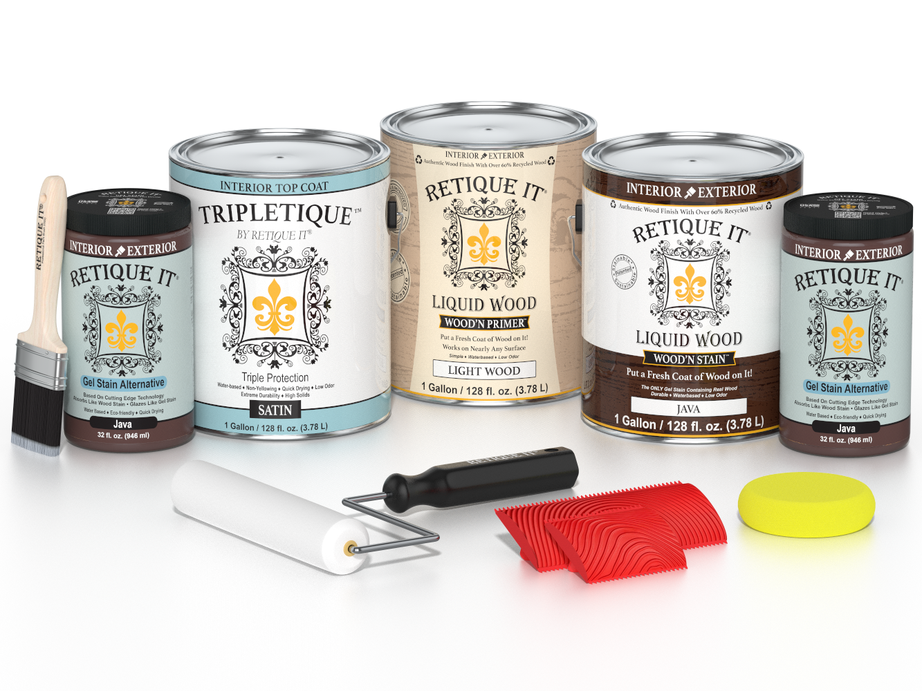 Multi-purpose Wood'n Kit (4x Lg) - Java - Interior Top Coat