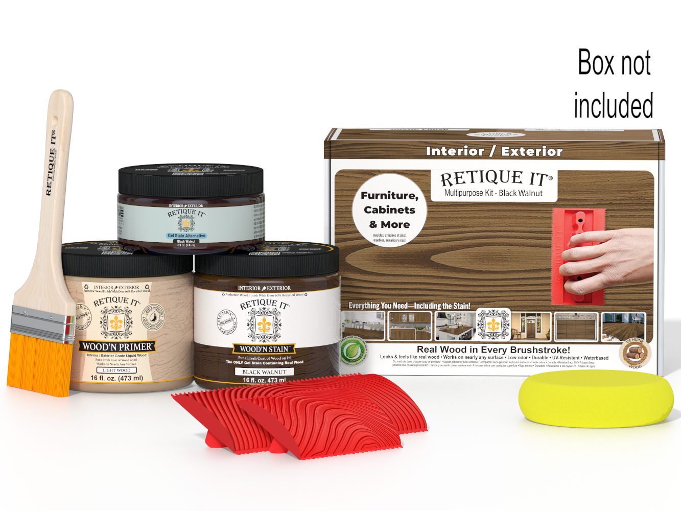 Multi-purpose Wood'n Kit (Med) - Black Walnut