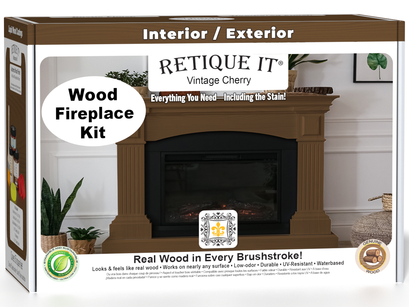 Fireplace Wood'n Finish Kit Vintage Cherry | Retique It®