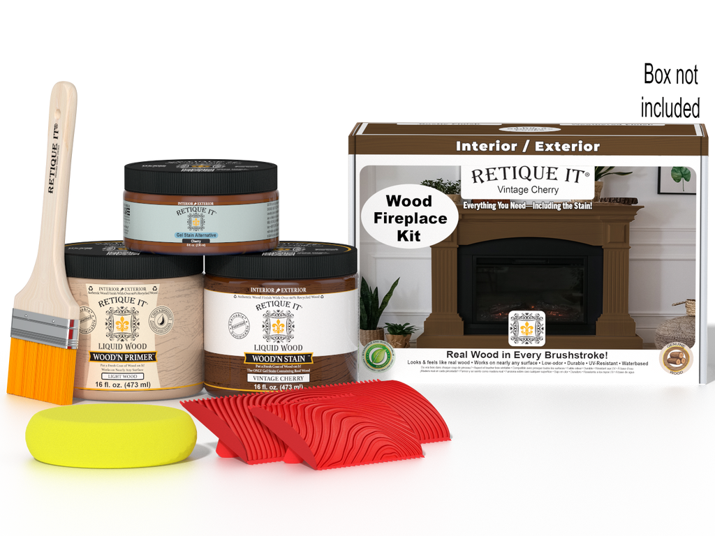 Fireplace Wood'n Finish Kit Vintage Cherry | Retique It®