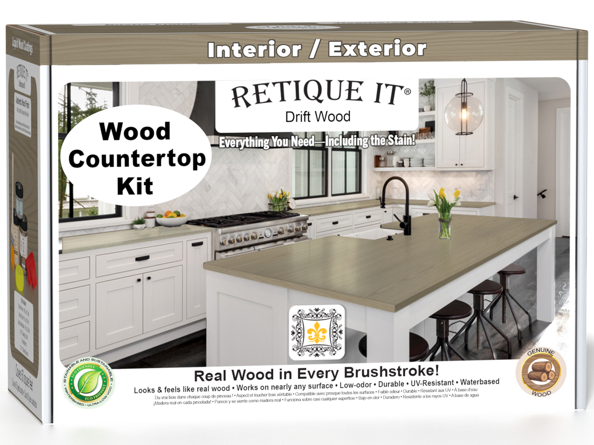 Countertop Kit - Kitchen Island - Drift Wood | Retique It®
