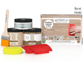 Retique It® Multi-purpose Wood'n Kit in French oak finish, includes wood stain and finishing supplies for furniture projects.