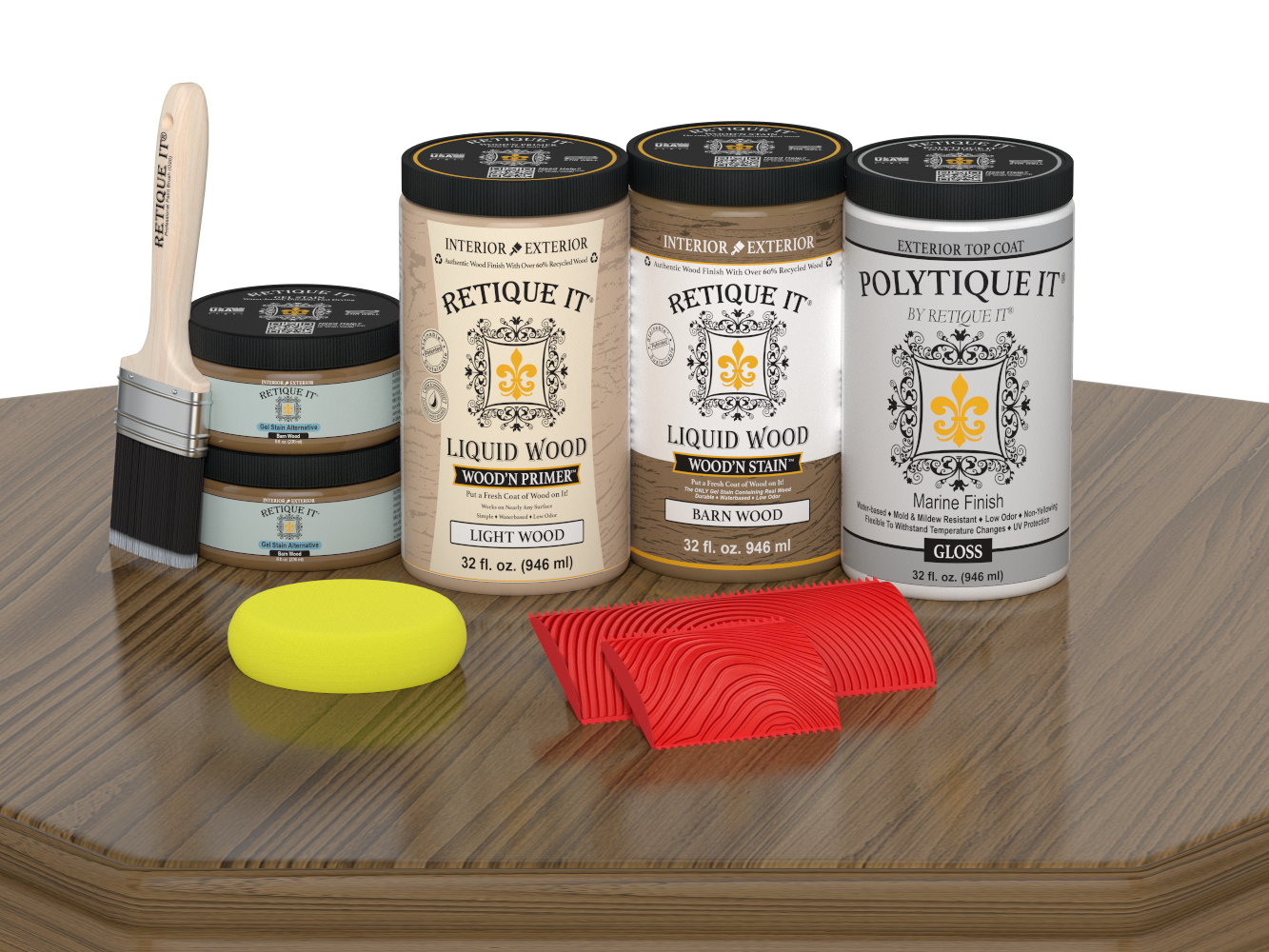 Multi-purpose Wood'n Kit (Large) - Barn Wood - Exterior Top Coat