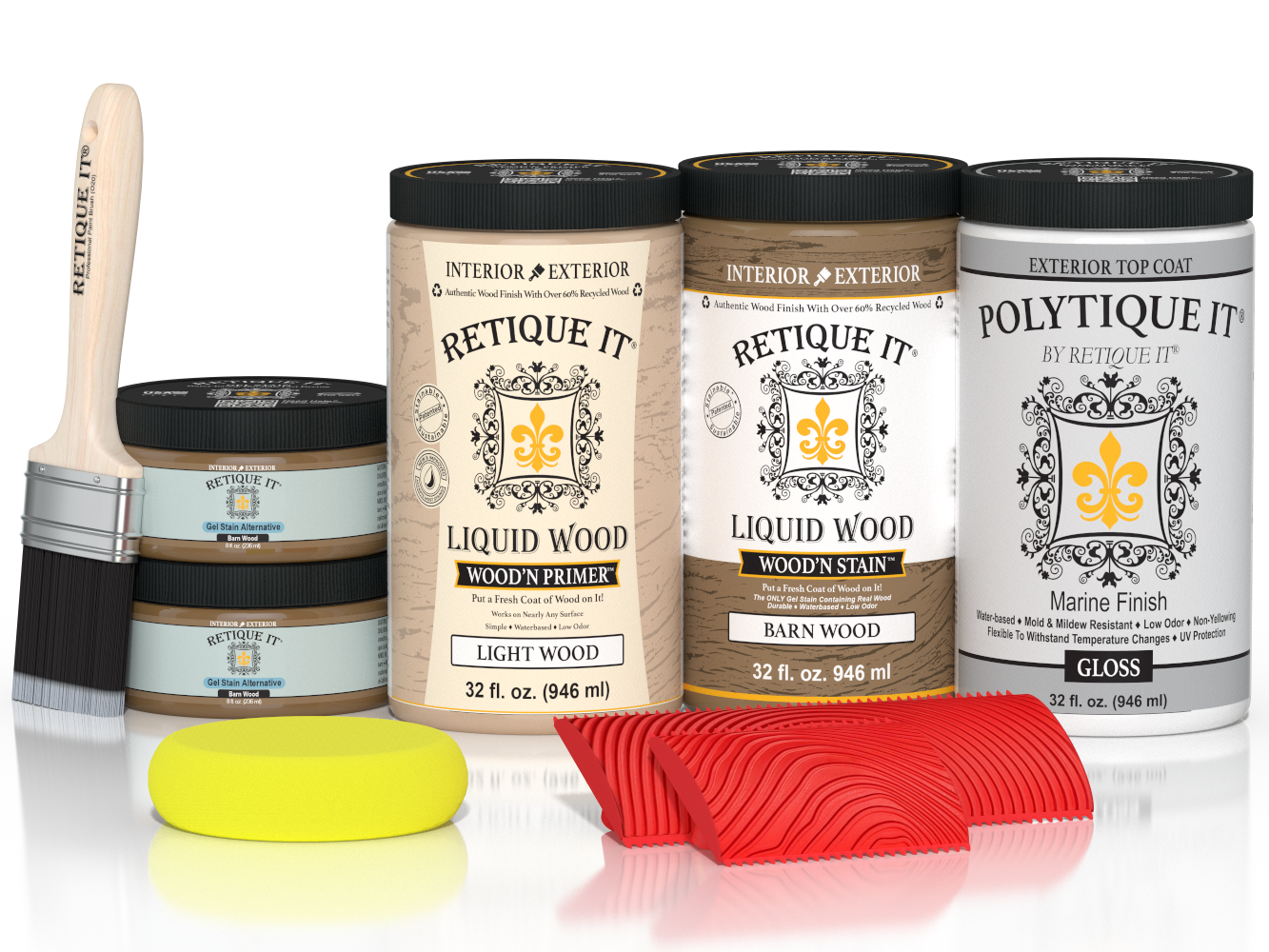 Multi-purpose Wood'n Kit (Large) - Barn Wood - Exterior Top Coat