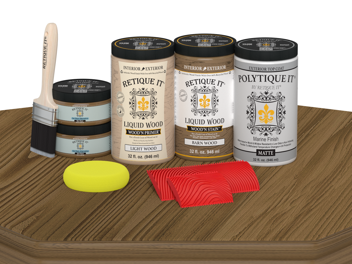 Multi-purpose Wood'n Kit (Large) - Barn Wood - Exterior Top Coat